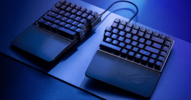 Asus ROG Falcata 75% split gaming keyboard