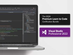 Microsoft Visual Studio Professional 2022 + The Premium Learn to Code Certification Bundle