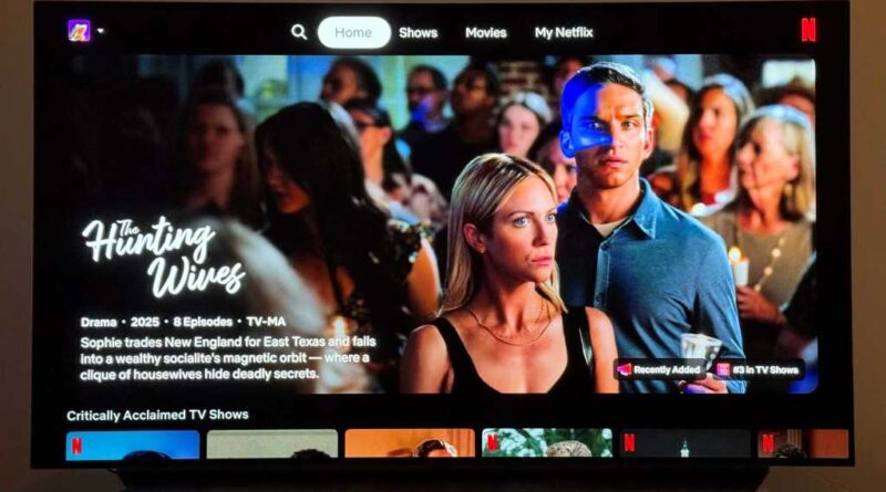 New Netflix app for Apple TV