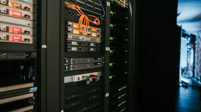 Servers in a server room lower resolution