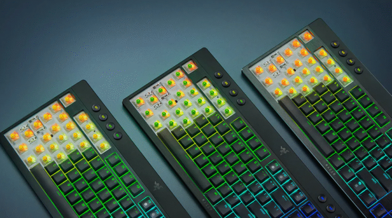 Razer Blackwidow v4 low profile switches