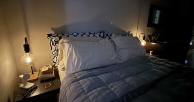 Bedroom sunrise scene