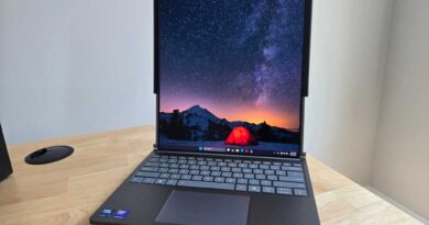 Lenovo ThinkBook Plus Rollable unrolled