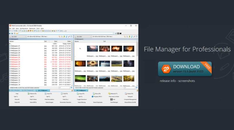 Der Multi Commander als Windows Explorer-Ersatz