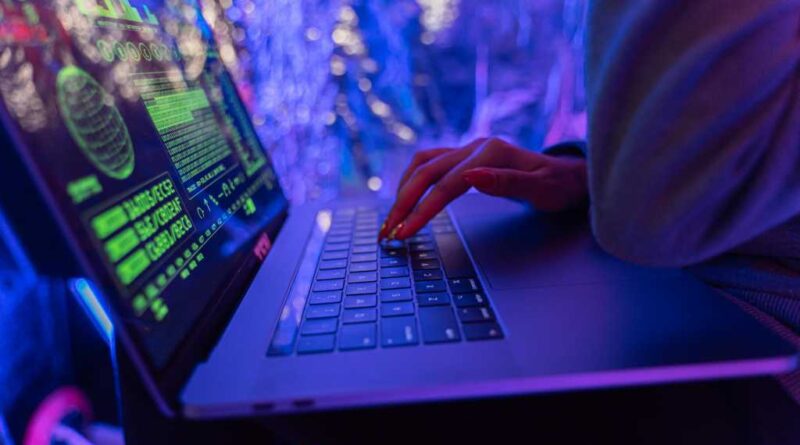Hacker on a laptop