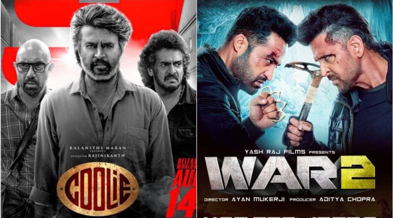 Coolie and War 2 releasing today