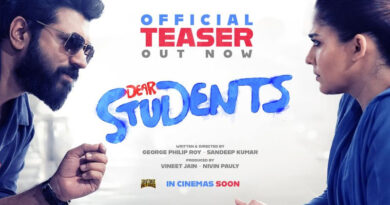 Nayanthara - Nivin Pauly Dear Students Teaser Out