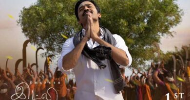Dhanush dances energetically in Idly Kadai latest song
