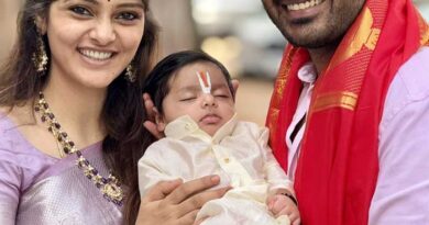 Kiran Abbavaram Son Naming Ceremony Held At Tirumala