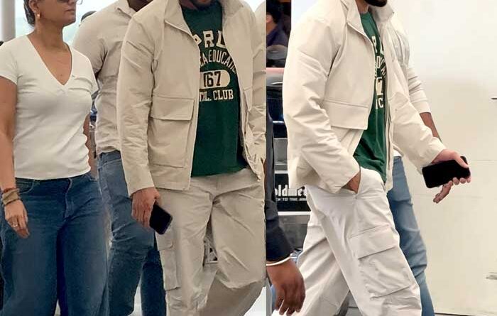 Mahesh Babu and Namrata clicked at the airport