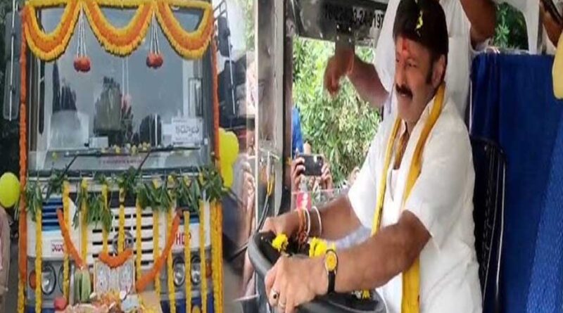 MLA Balakrishna turns RTC Bus Driver