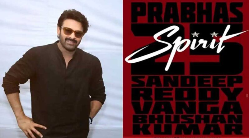 Prabhas Will Join Spirit From This Month