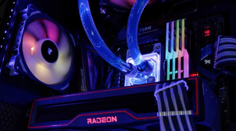 Water cooling AMD Radeon GPU inside PC