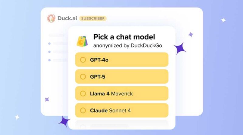 duckduck go duck ai september 2025 update