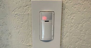 2 Leviton motion sensing dimmer installed