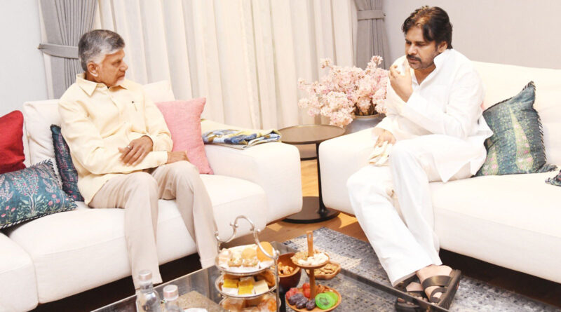 AP CM Chandrababu Naidu Visits Deputy CM Pawan Kalyan