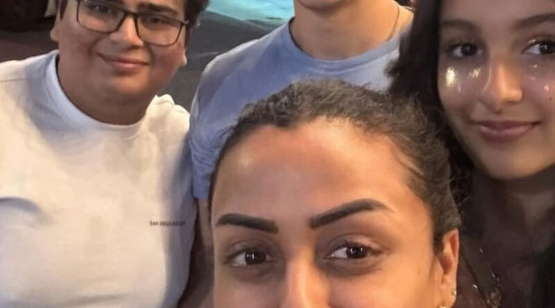Namrata along with children enjoy Lady Gaga concert