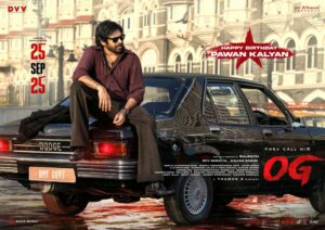 OG makers wish Pawan Kalyan with a fiery poster on B-Day