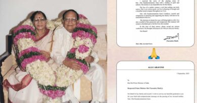 PM Modi sends heartfelt condolence note over Allu Kanakaratnam demise