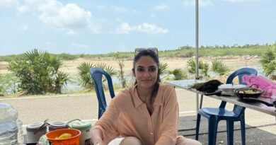 Shobitha springs a surprise on the sets