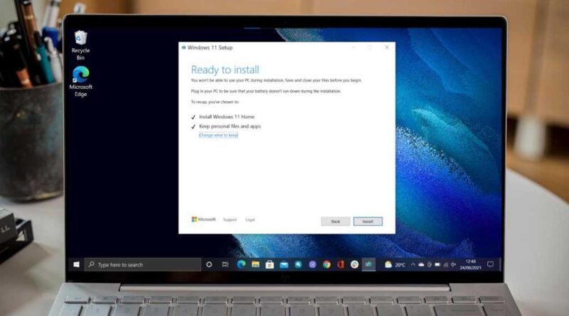 How to install windows 11 on USB