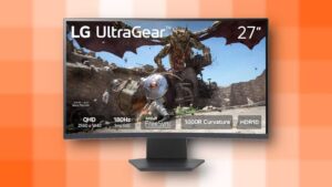 LG UltraGear 27GS60QC-B gaming monitor deal