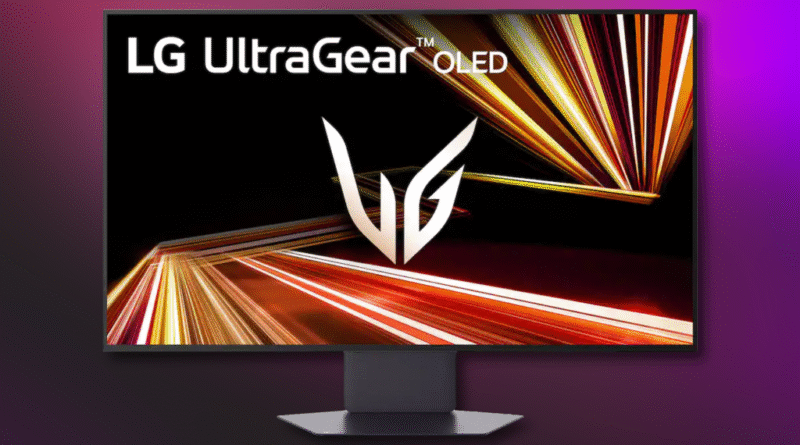 LG 32-inch OLED monitor, 4K dual mode