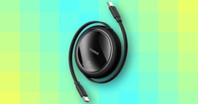Baseus 100W retractable USB-C cable black deal