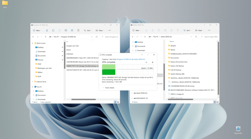 Windows Explorer file transfers are slooooooow