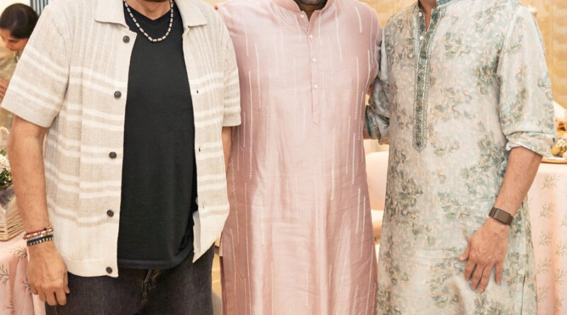 Chiranjeevi-Nagarjuna-Venkatesh Celebrated Diwali | cinejosh.com