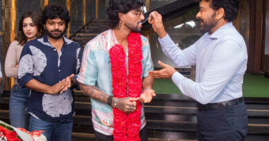 Chiranjeevi felicitates Tilak Varma | cinejosh.com