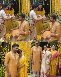 Nara Rohith Wedding Celebrations Begins With Haldi