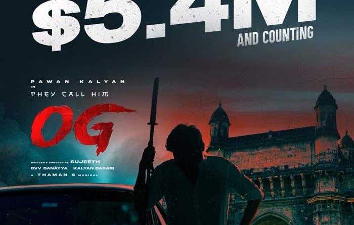 Pawan Kalyan They Call Him OG Crosses 5.4 Million At US Boxoffice