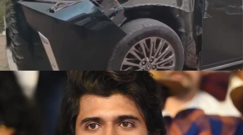 Shock: Vijay Devarakonda car met with an accident