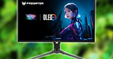Acer predator 27-inch OLED monitor