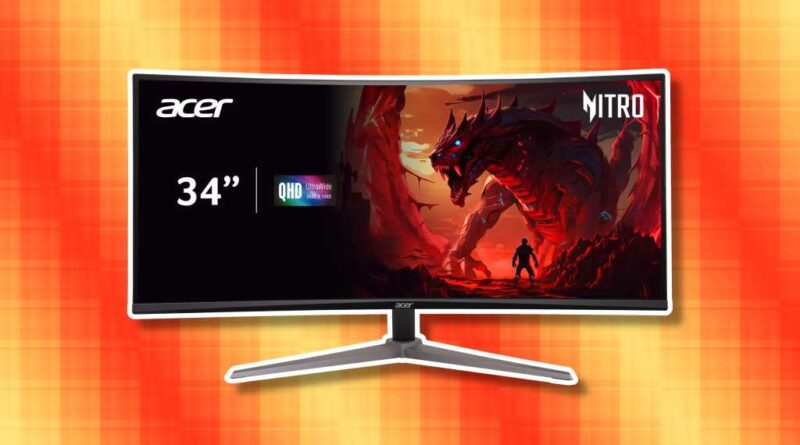 Acer Nitro ED340CU ultrawide gaming monitor deal