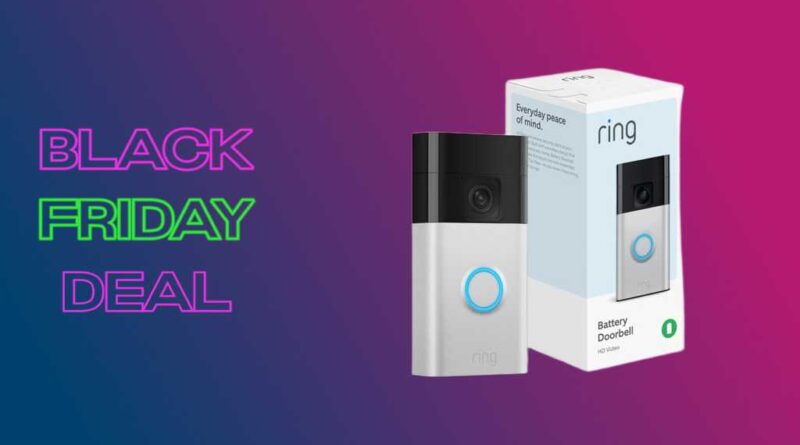 Black Friday Ring battery doorbell