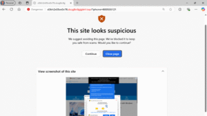 Microsoft Edge scareware blocker