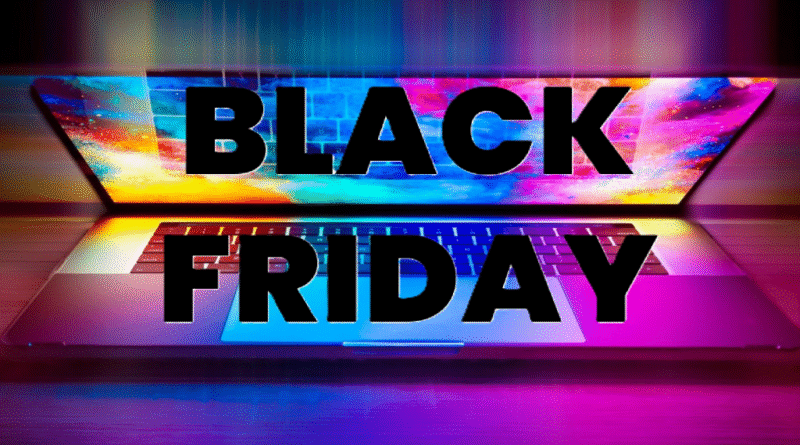 Black Friday on laptop