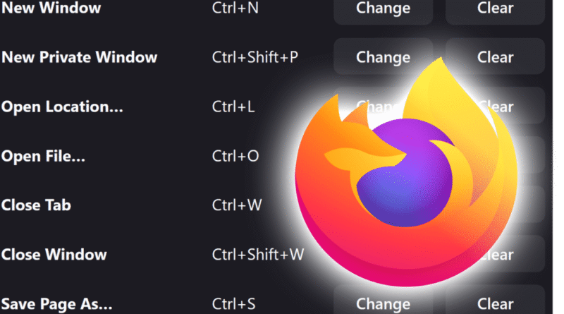 Firefox keyboard shortcuts