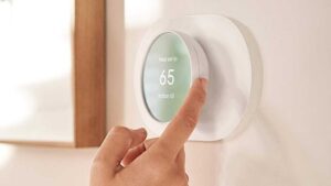 Google Nest Thermostat lifestyle promo