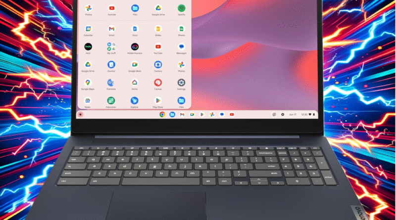 Lenovo IdeaPad 3i Chromebook with background