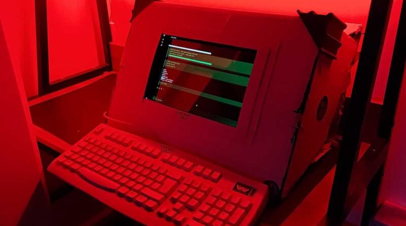 DIY laptop turned into MUTHUR terminal for Alien RPG via ChatGPT