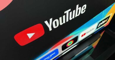 YouTube on TV screen