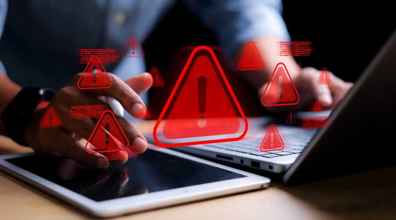 Security alert warnings while using laptop and tablet