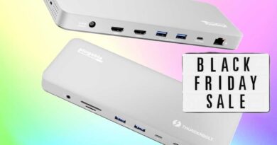 Plugable Thunderbolt 4 dock Black Friday sale