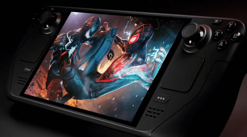 Steam Deck with Spider-Man 2 screenshot