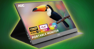 AOC portable USB-C monitor