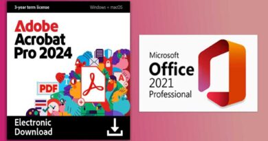 Adobe Acrobat Pro + Microsoft Office Professional License Bundle