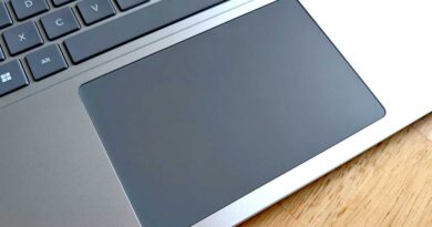 Closeup of Microsoft Surface Laptop 7 trackpad